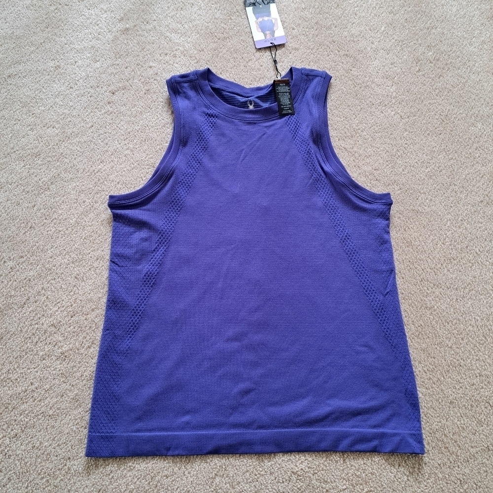 Spyder Purple Women's Tank Top Size XS Activewear Top Workout Casual NWT
